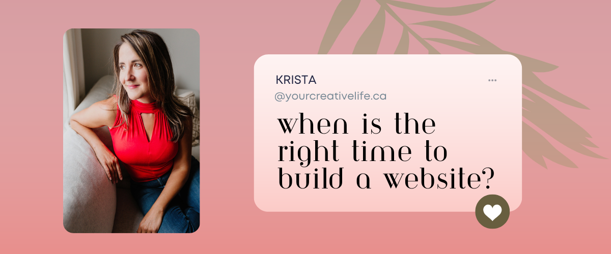 When is the Right Time to Build a Website for Your Business?